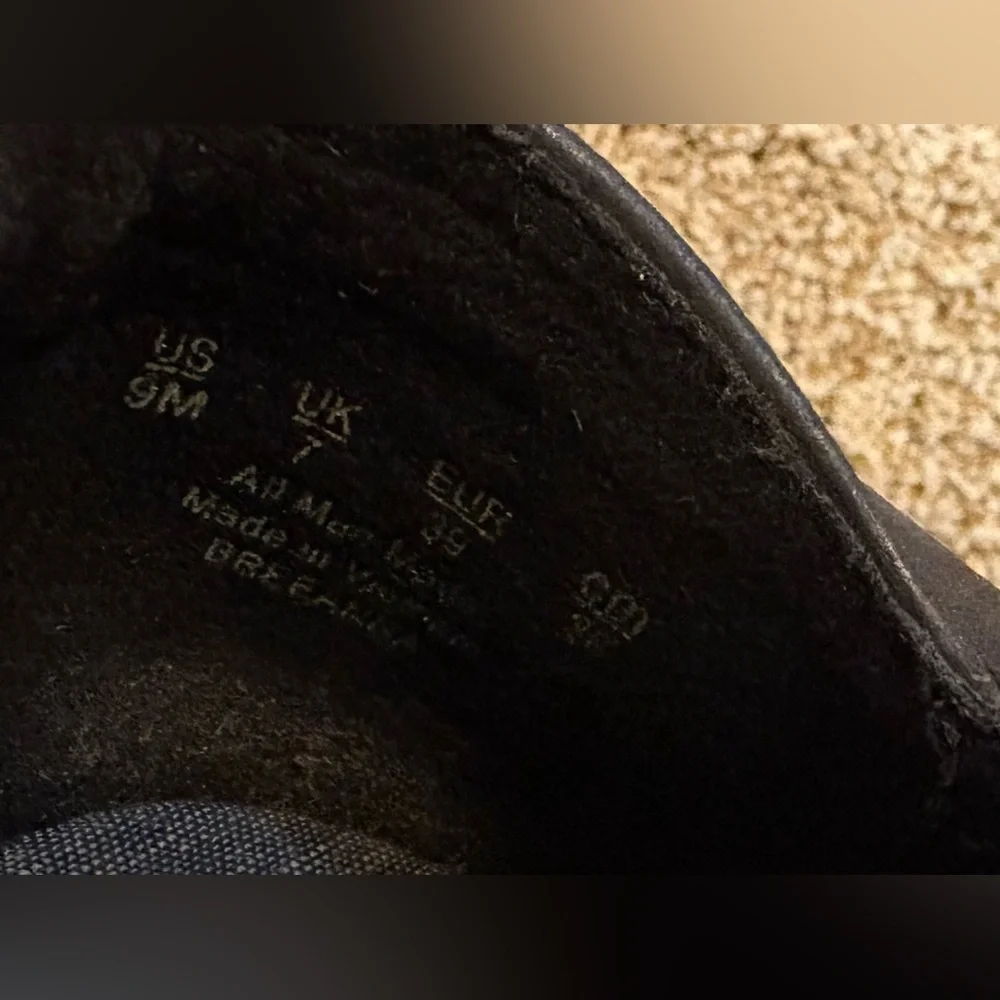 Dr. Scholl’s Charcoal Wedge Ankle Booties with Side Zipper Comfort Shoes - Picture 6 of 9